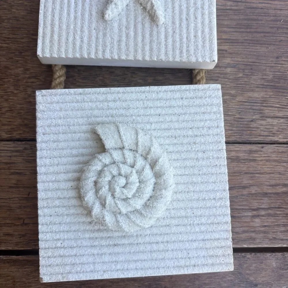 Nautical seashell wall decor